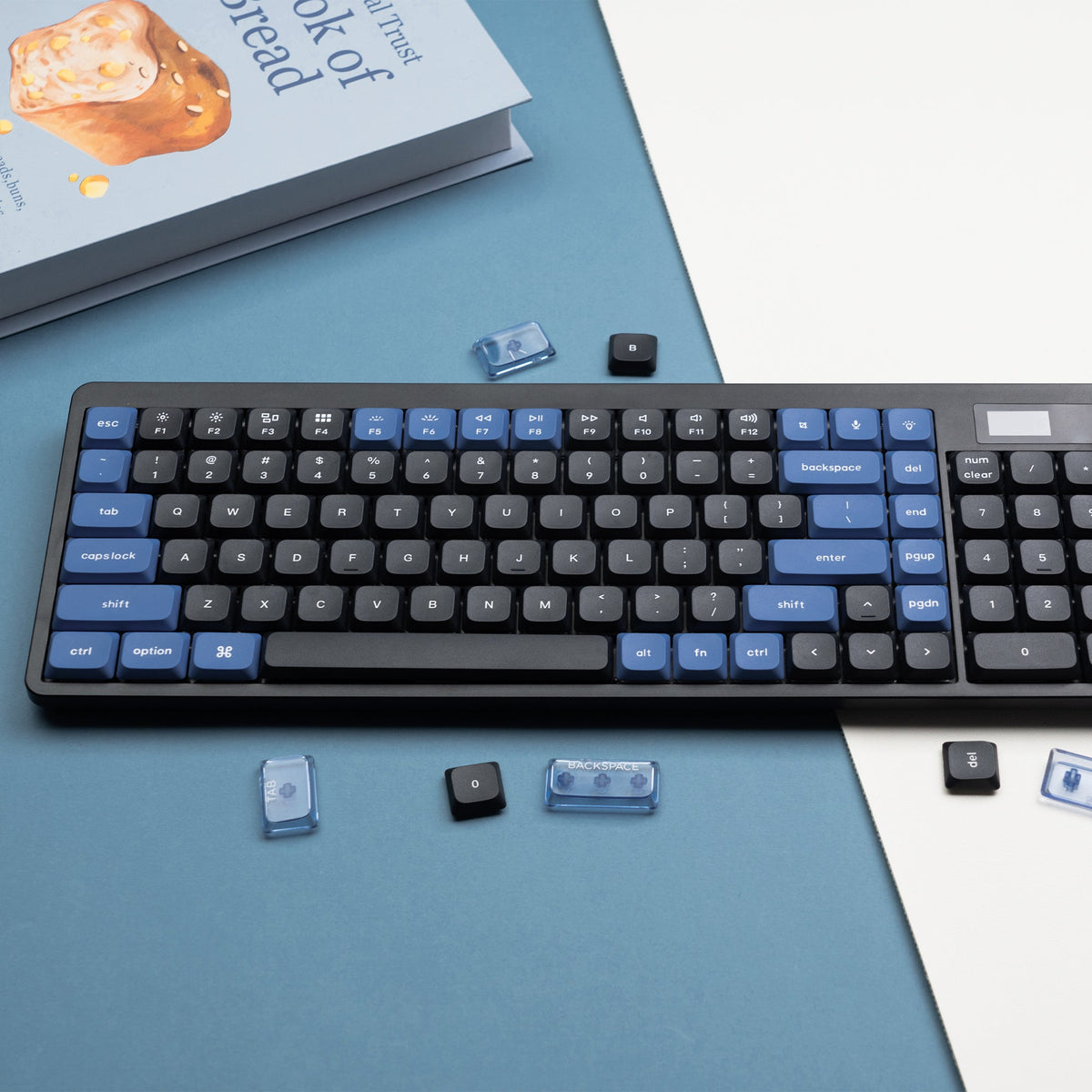Skyline R3 Low Profile PBT+PC Double - Shot Keycap (3 Colorways) - Womier Keyboard