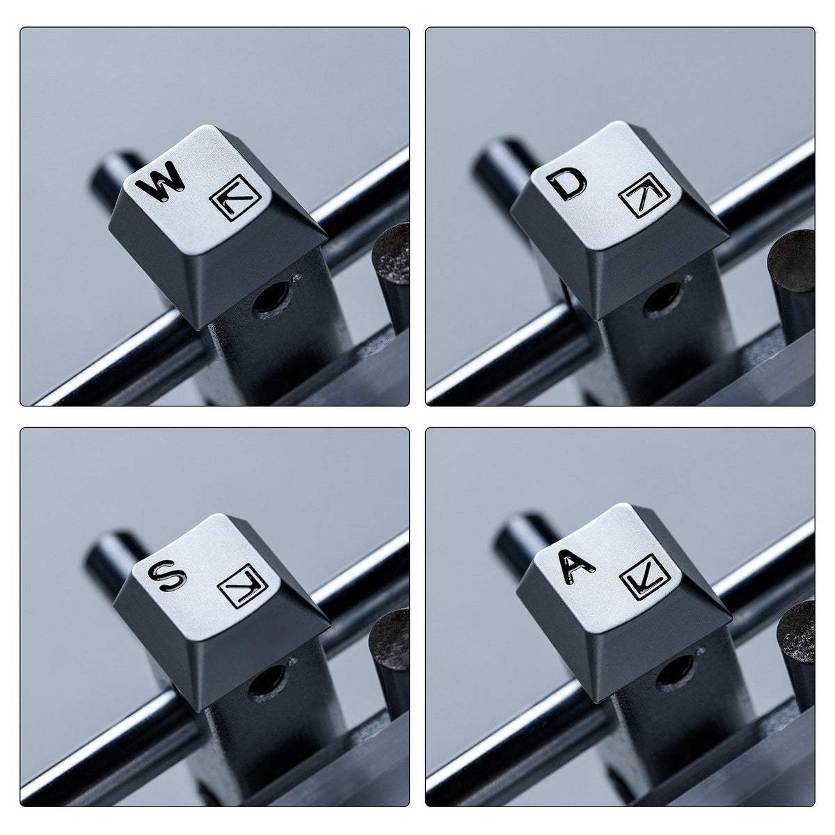 Womier Aluminum Anodized WASD Keycaps (4-Key Set) - Womier Keyboard