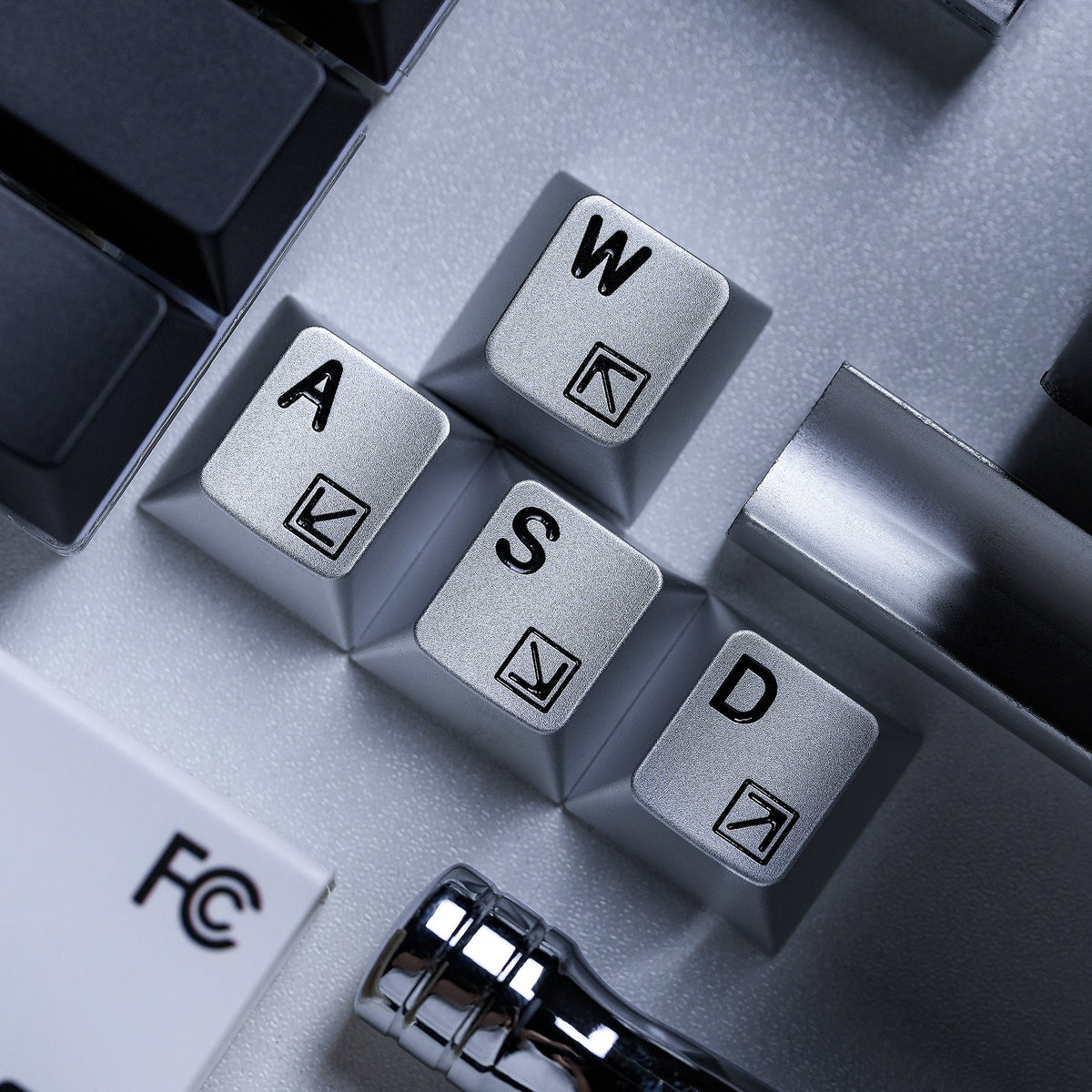 Womier Aluminum Anodized WASD Keycaps (4-Key Set) - Womier Keyboard