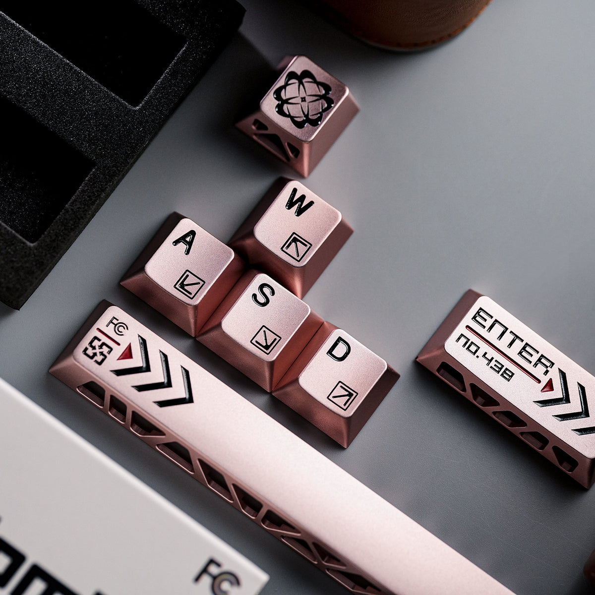 Womier Aluminum Anodized WASD Keycaps (4-Key Set) - Womier Keyboard