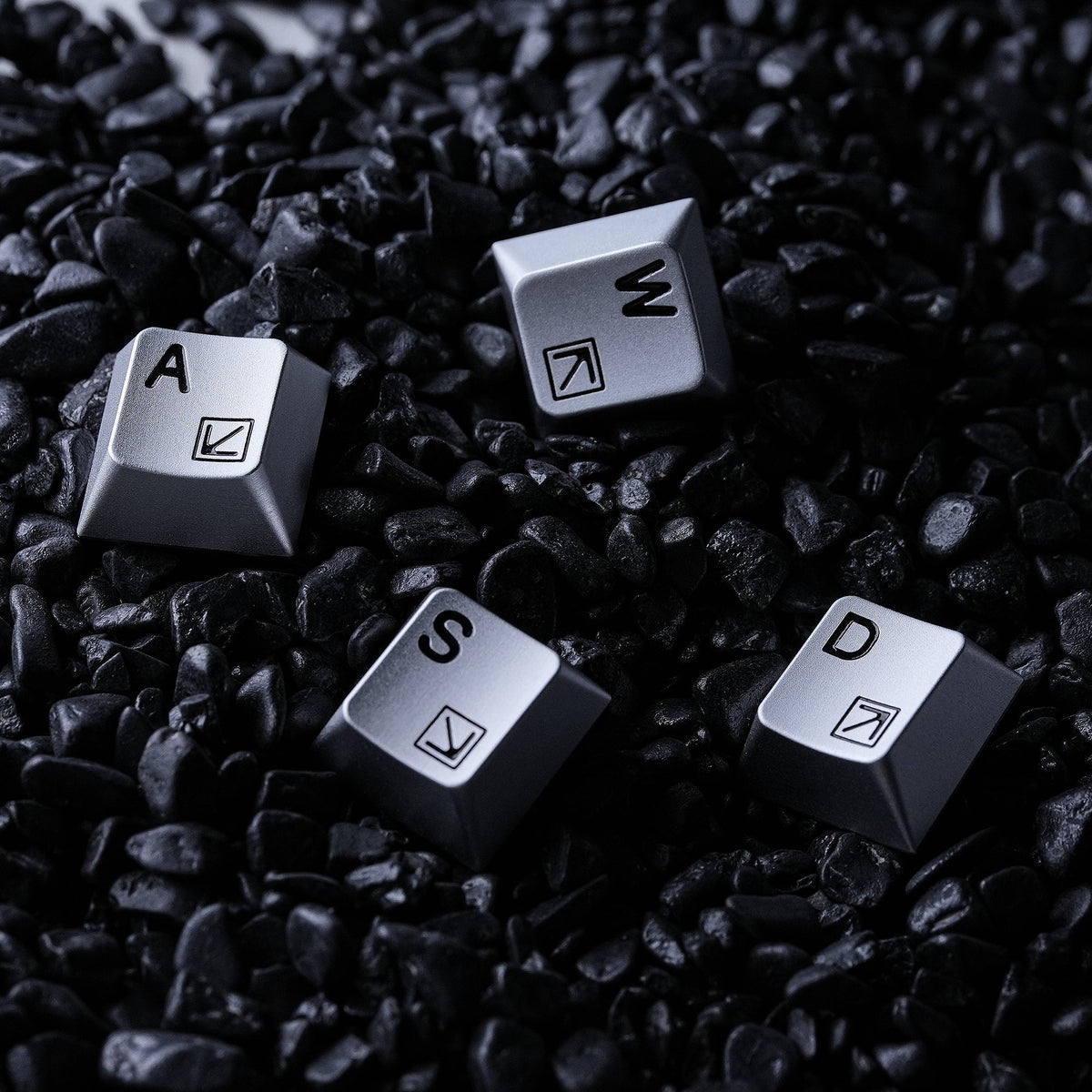 Womier Aluminum Anodized WASD Keycaps (4-Key Set) - Womier Keyboard
