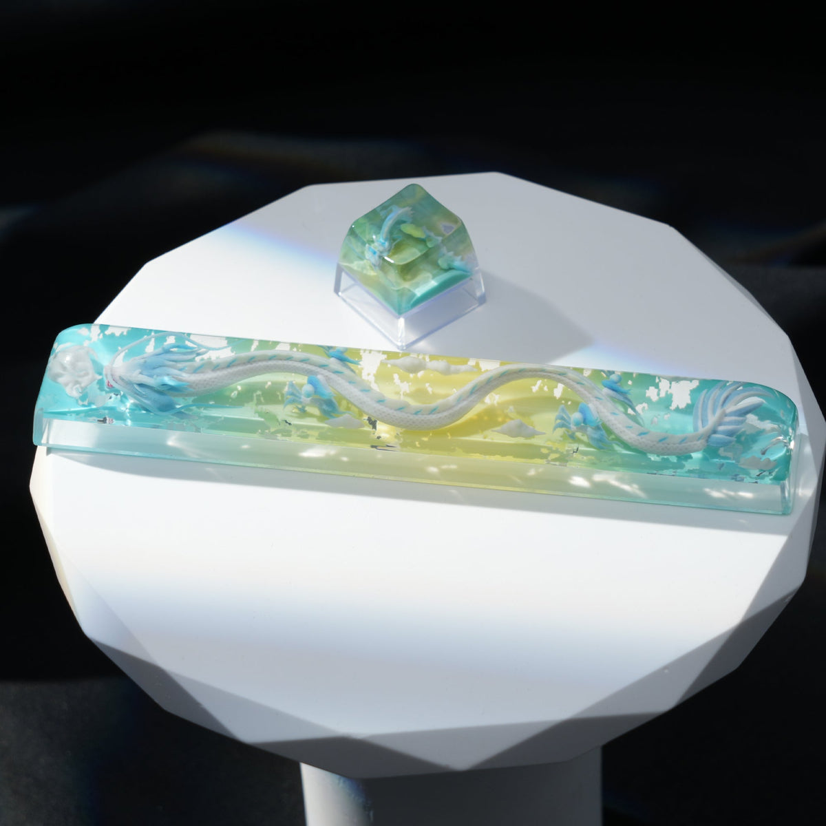 Womier Auspicious Dragon Artisan Resin Keycaps (5 Colorways) - Womier Keyboard