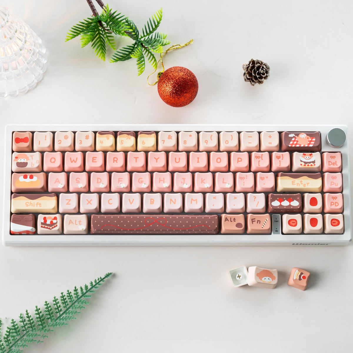 Womier Blushed Animals MAO Profile Dye-Sub PBT Keycap Set (5 Colorways) - Womier Keyboard