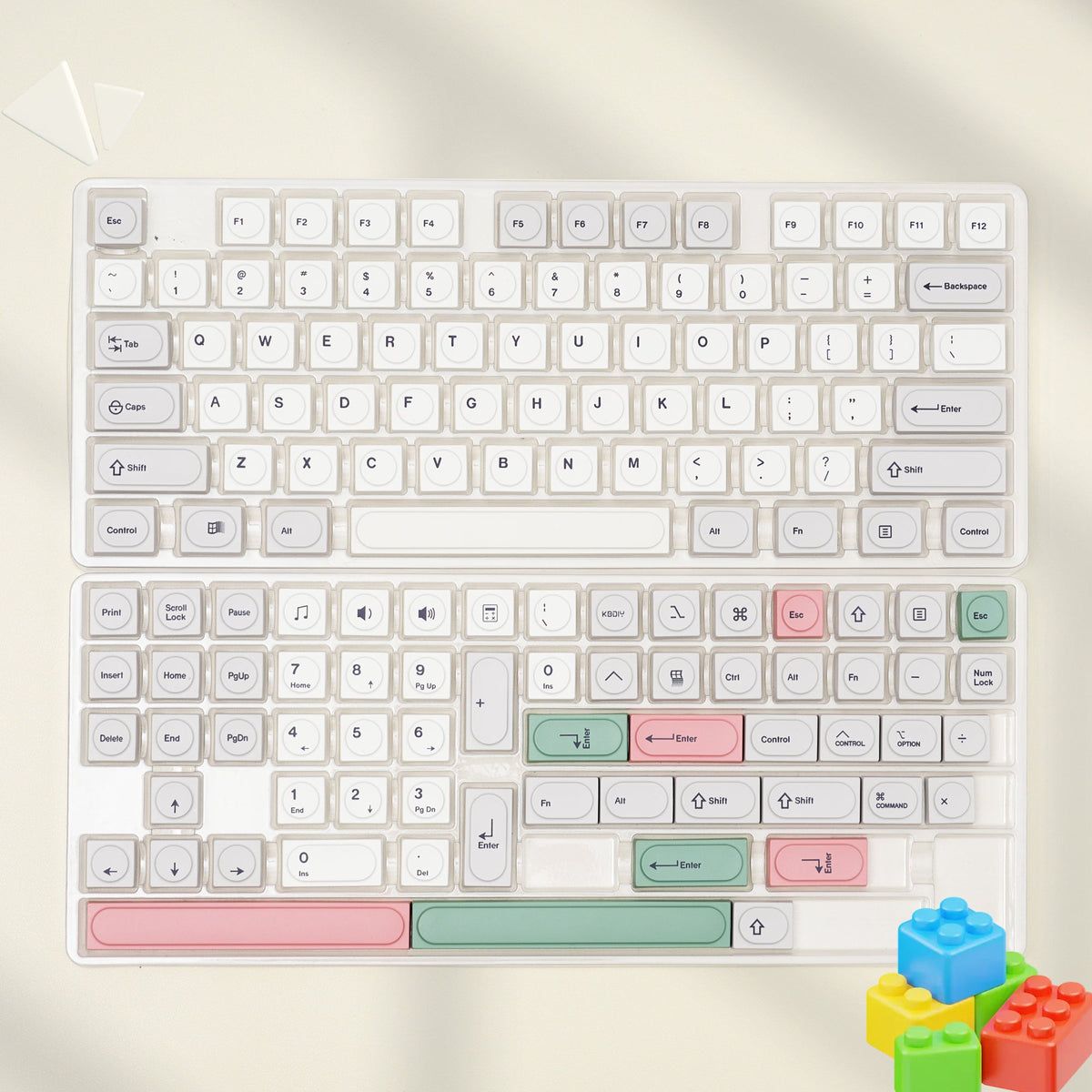 Womier Bricks 137 - Key Uniform Profile Dye - Sublimation PBT Keycap Set - Womier Keyboard