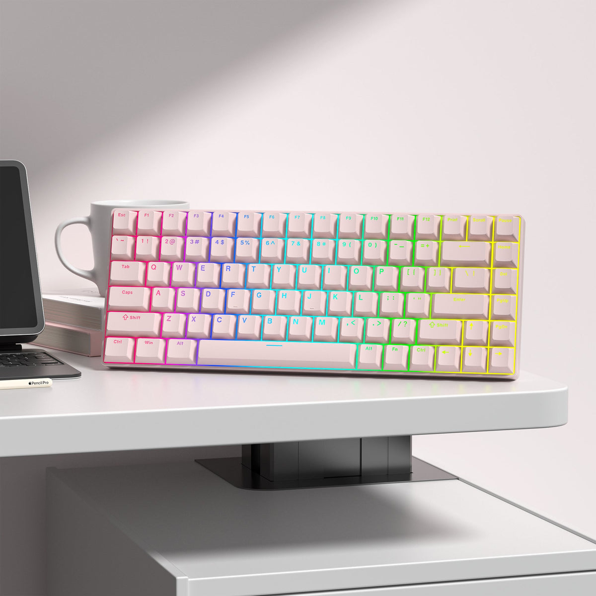 Womier Cherry Profile Single - Color Shine - Through PBT 124 - Key Keycaps - Womier Keyboard