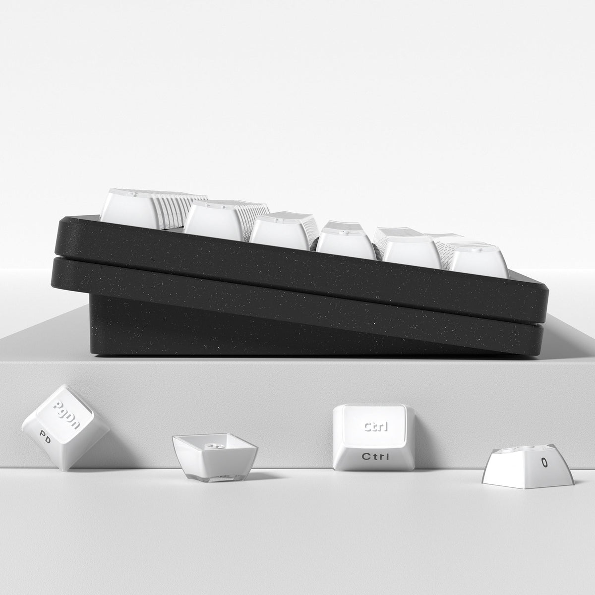 Womier Crystal Jello 124 - Key Side - Printed ASA Profile Keycap Set - Womier Keyboard