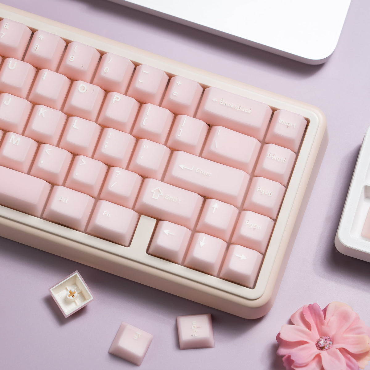 Womier Cube Jade Double - Shot Cherry Profile PBT Keycap Set - Womier Keyboard
