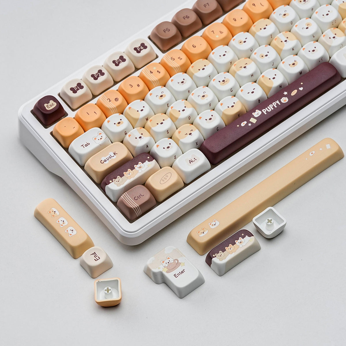 Womier Forest Animals MOA Profile Dye-Sublimation PBT Keycap Set - Womier Keyboard