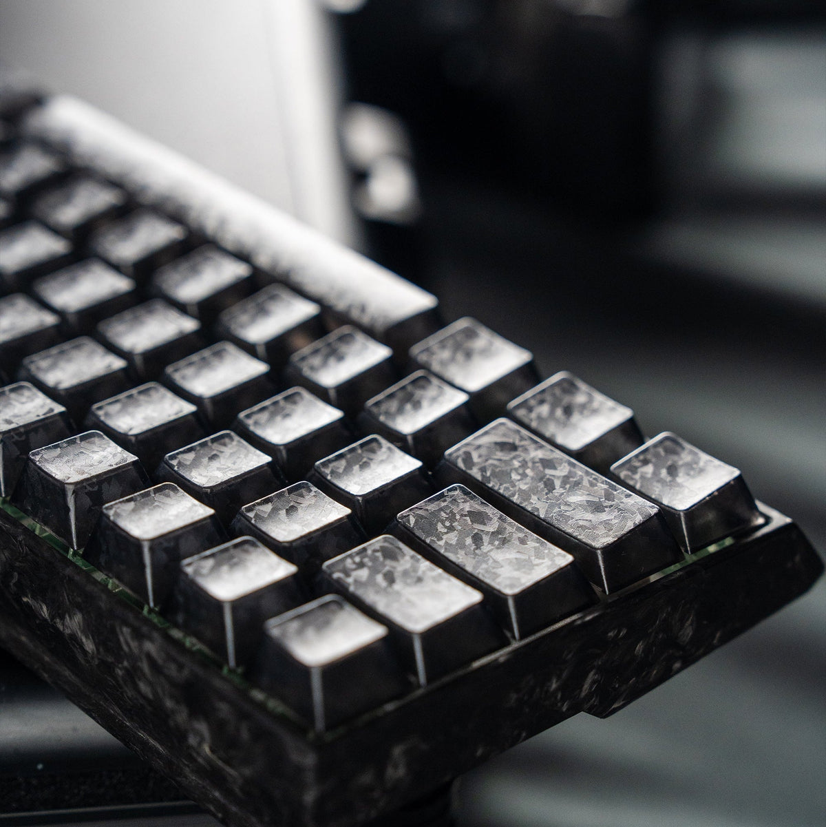 Womier Forged Carbon 109 - Key Cherry Profile PBT Keycap Set - Womier Keyboard