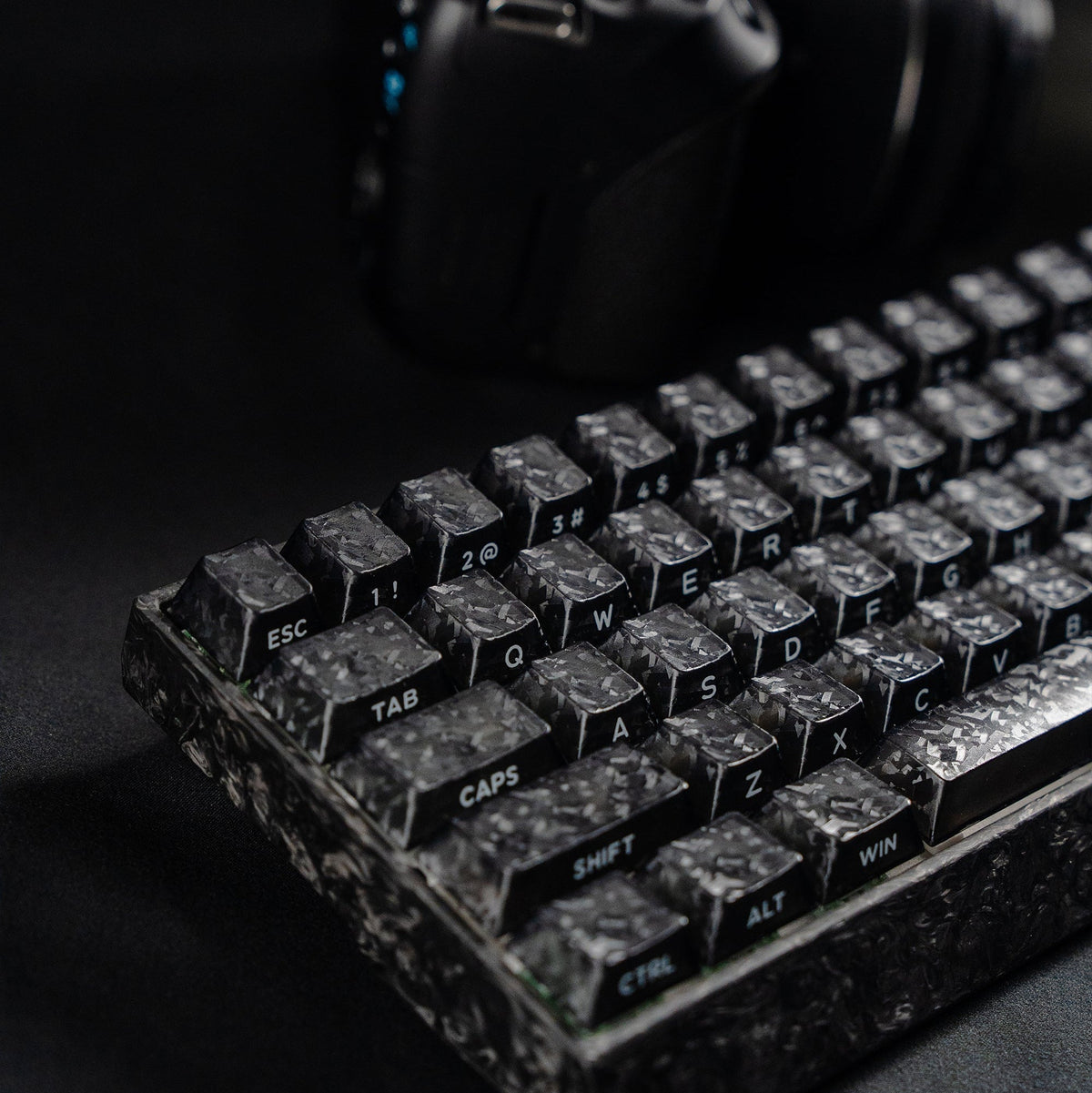 Womier Forged Carbon 109 - Key Cherry Profile PBT Keycap Set - Womier Keyboard