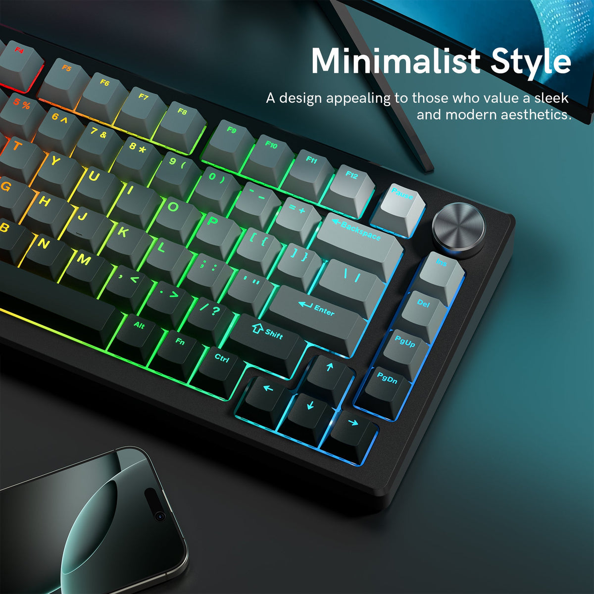 Womier Gradual Cherry Profile Dye - Sublimation PBT Keycap Set - Womier Keyboard