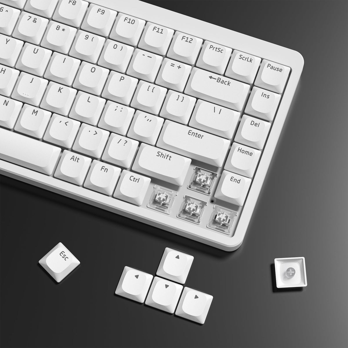 Womier Horizon V2 Low Profile Shine - Through Double - Shot PBT Keycap Set - Womier Keyboard