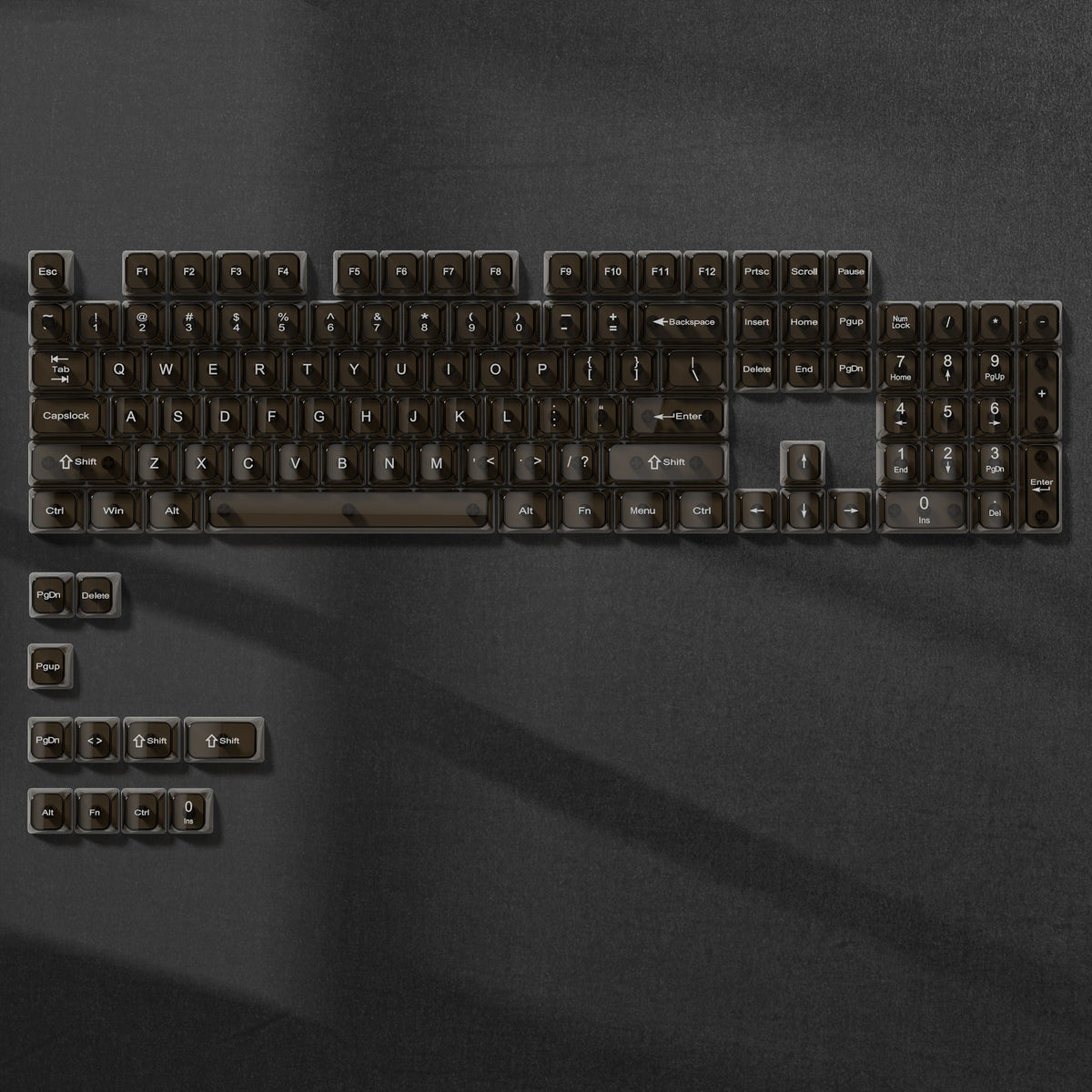 Womier Iceberg 115 - Key MDA Profile Transparent PC Keycap Set - Womier Keyboard