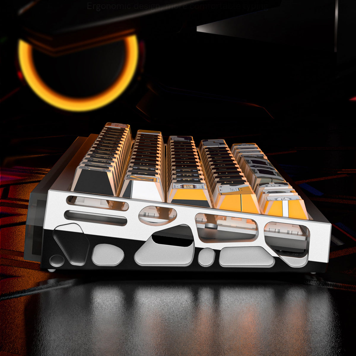 Womier Interstellar Side-Carved Light and Shadow 133-Key Keycap Set - Womier Keyboard