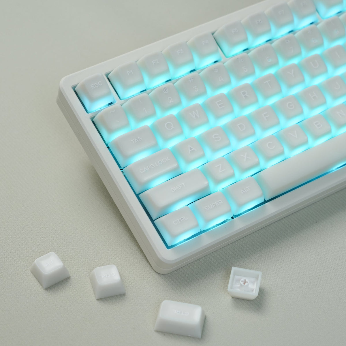 Womier Jade 140 - Key SA Profile Double - Shot PBT Keycap Set - Womier Keyboard