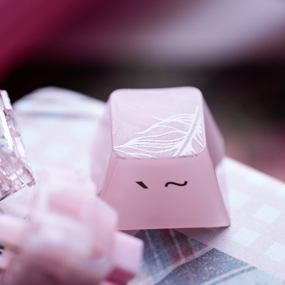 Womier Keycaps - Frost Feather - Cherry Side-Printed (115 Keys) - Womier Keyboard
