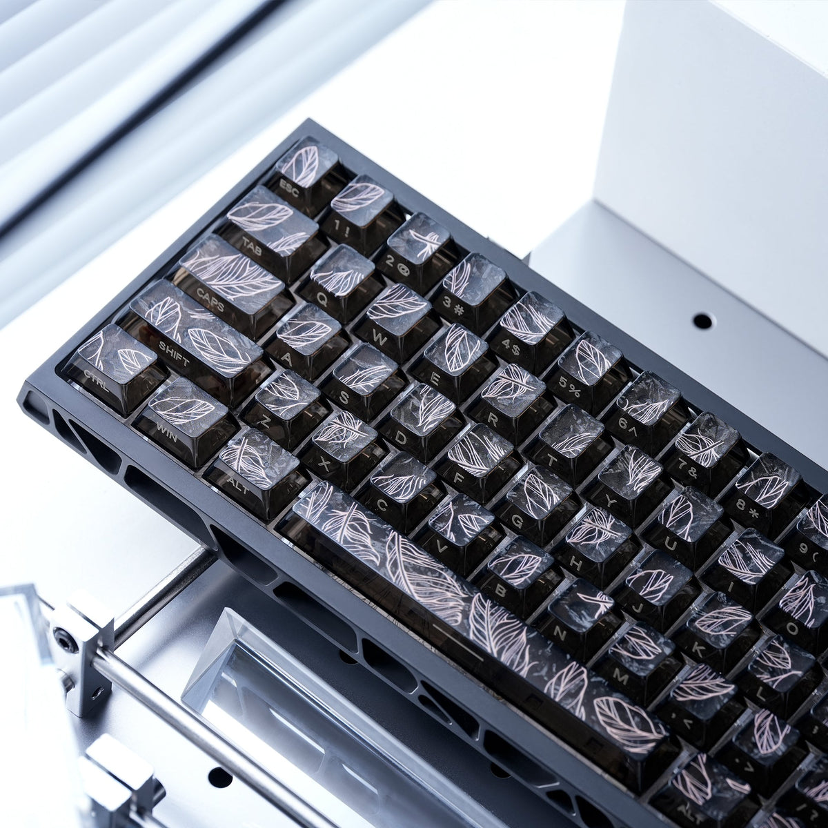 Womier Keycaps - Frost Feather - Cherry Side-Printed (115 Keys) - Womier Keyboard