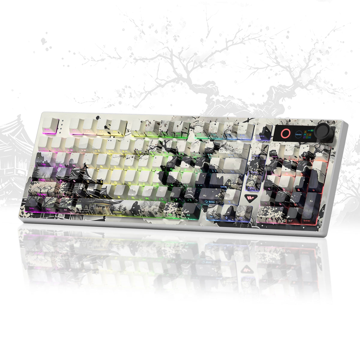 Womier L98 98% Wireless Mechanical Keyboard with TFT Screen & Knob (3 Colors) - Womier Keyboard