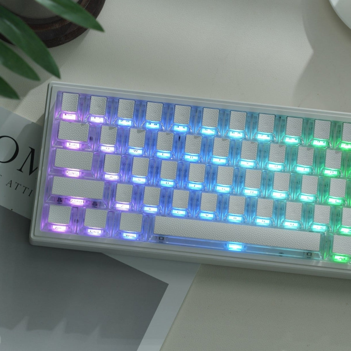 Womier Leather Texture Side - Printed Cherry Profile Keycap (126 - Key) - Womier Keyboard
