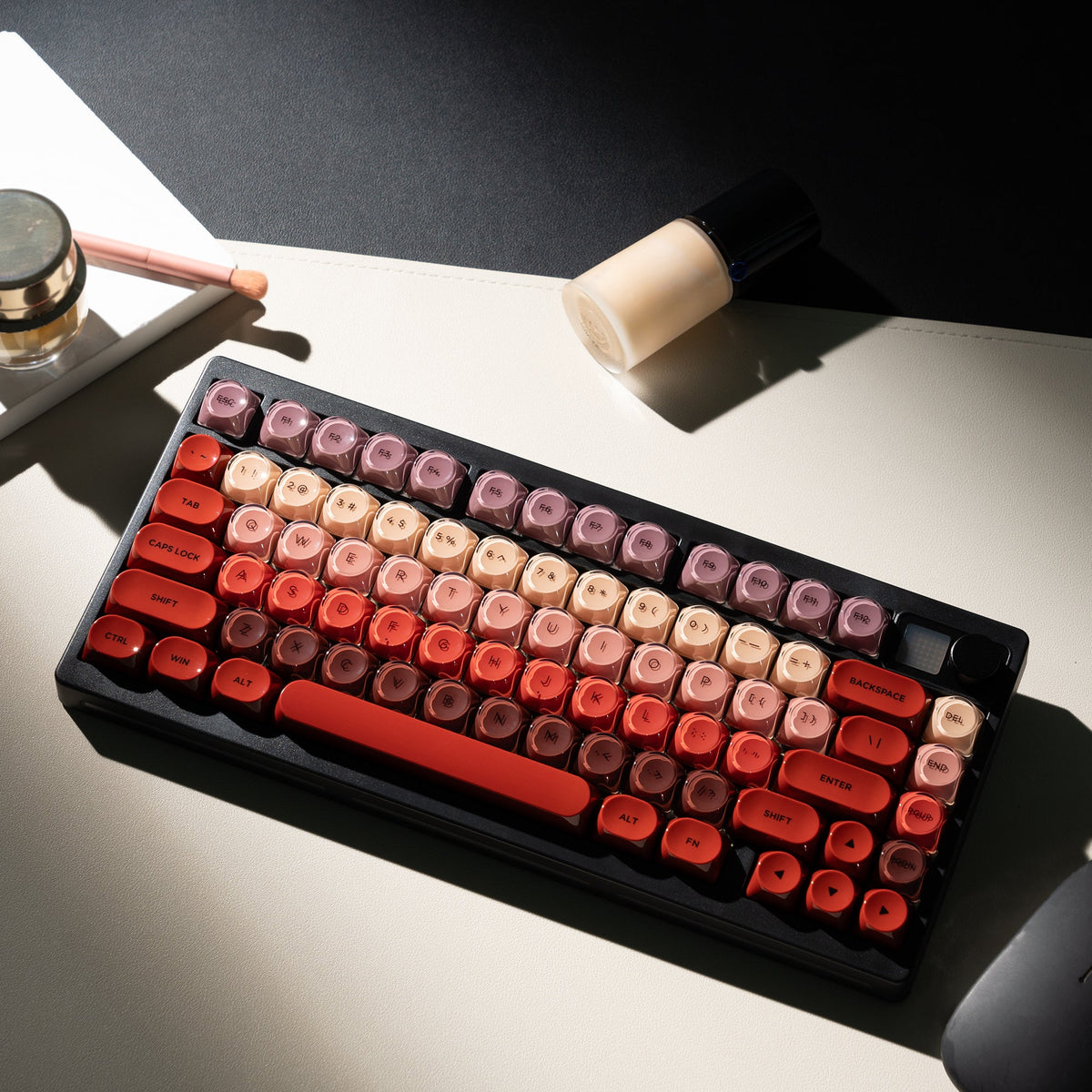 Womier MT75 TRI - MODE KEYBOARD WITH DOT - MATRIX SCREEN AND VOLUME KNOB - Womier Keyboard