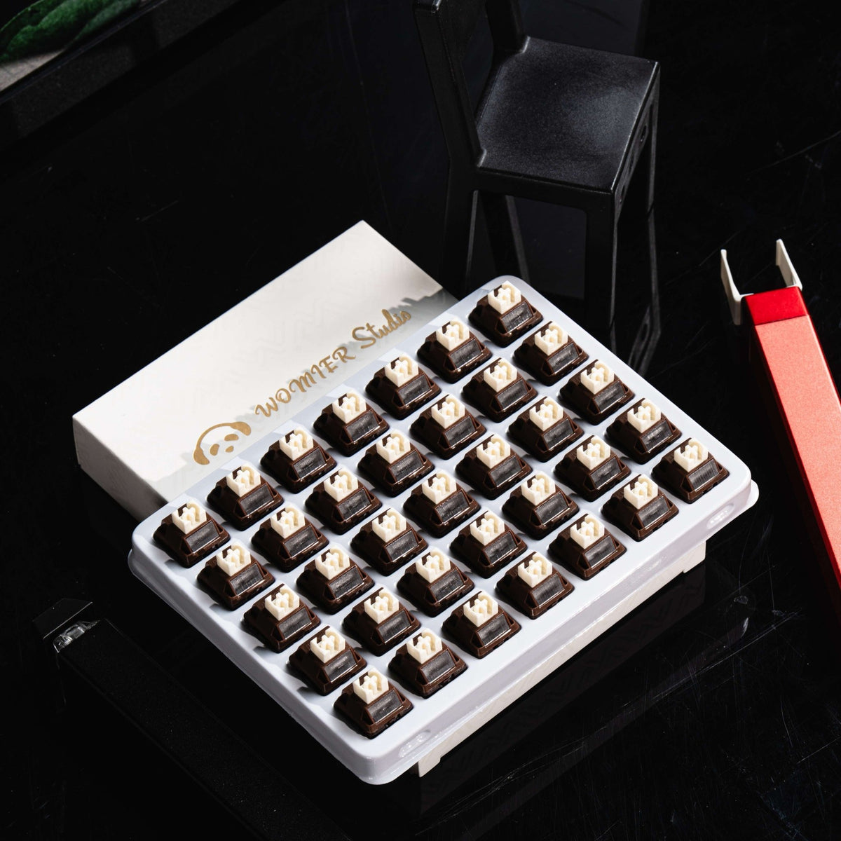 Womier New POM Series Pre - lubed Linear Switches (35 pcs/box) - Womier Keyboard