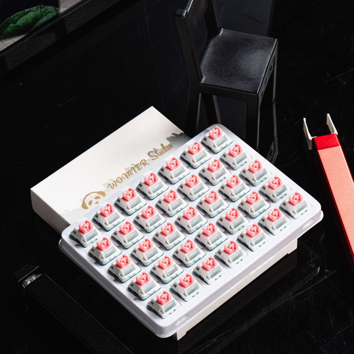 Womier New POM Series Pre - lubed Linear Switches (35 pcs/box) - Womier Keyboard