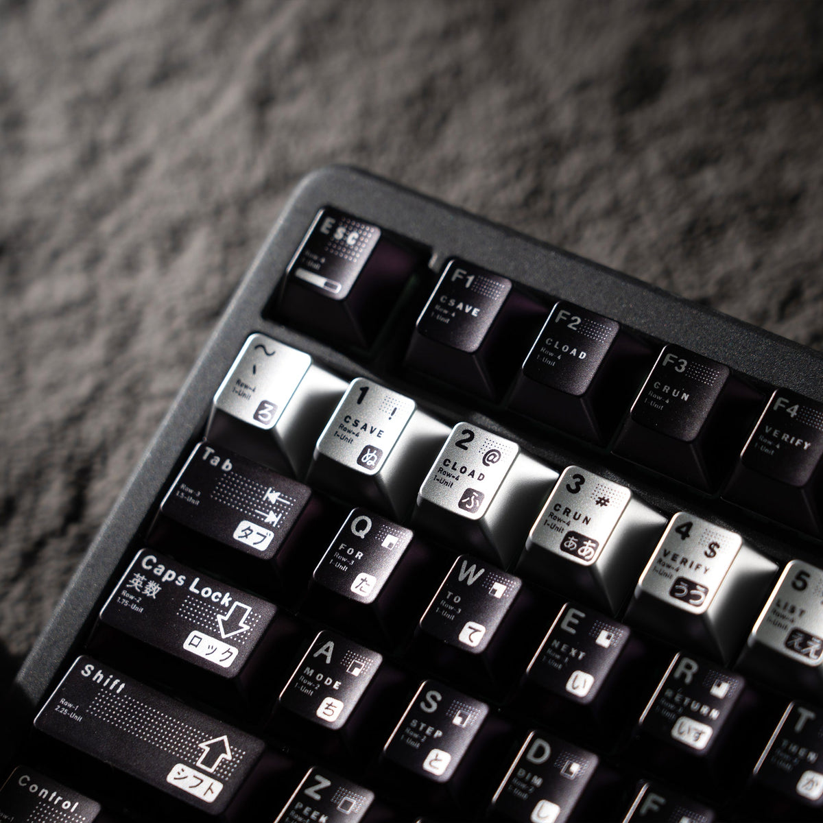 Womier Parametric 112 - Key Cherry Profile Metallic Coating Keycap Set - Womier Keyboard