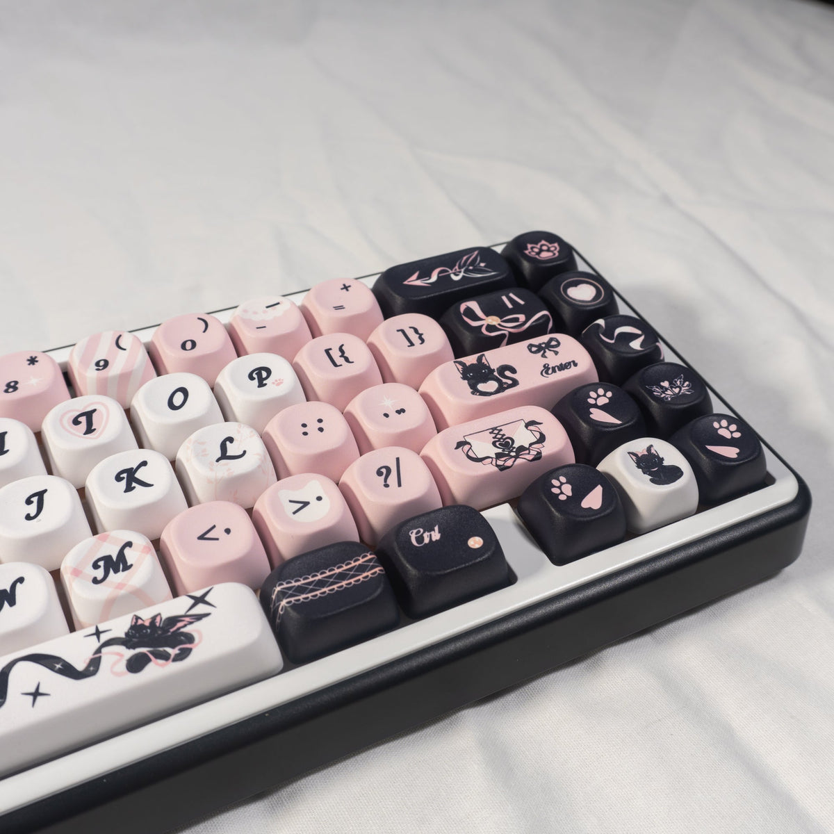 Womier Plaid Girl MOA Profile Dye-Sublimation PBT Keycap Set - Womier Keyboard