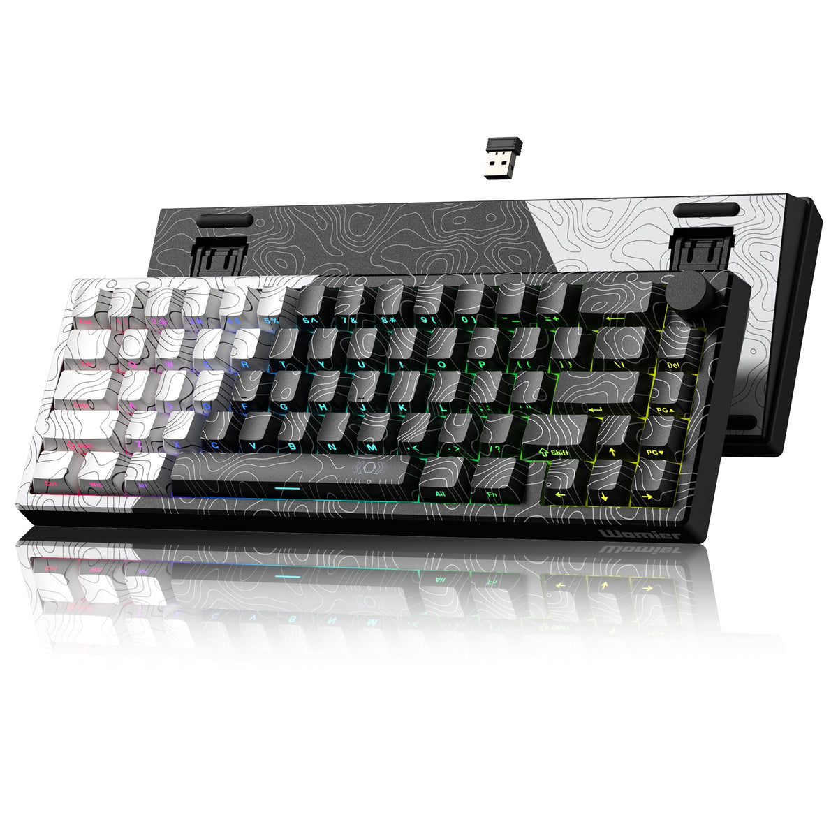 Womier Q61 V2 VIA Support 65% Wireless Mechanical Keyboard with Knob - Womier Keyboard