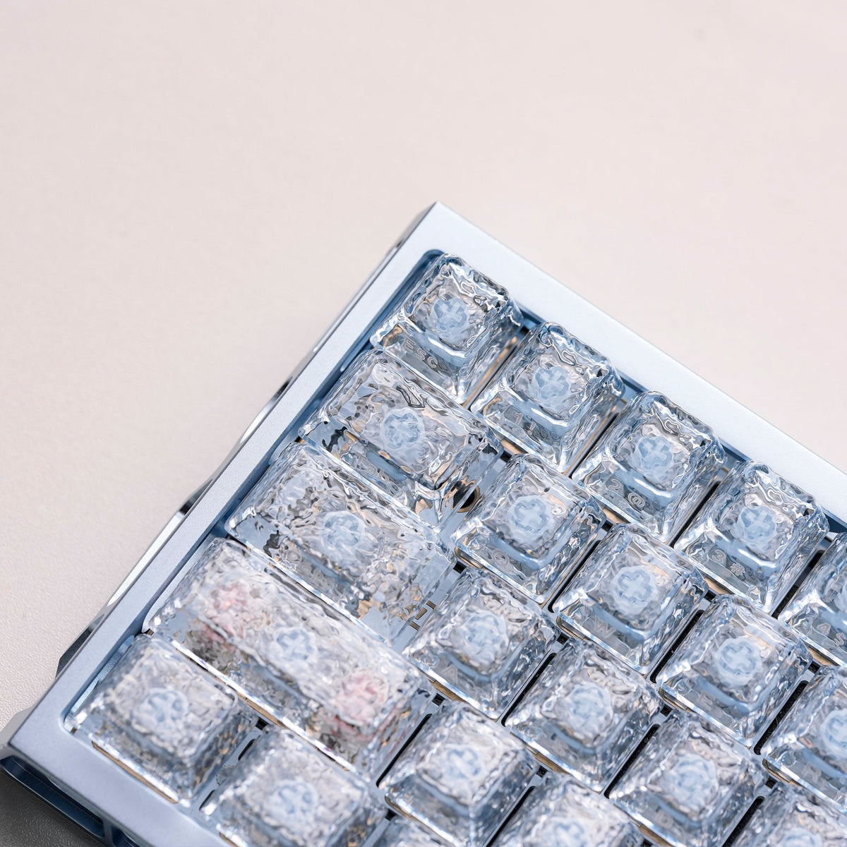 Womier Ripple Clear PC Side-Printed Keycaps 126 Keys - Womier Keyboard