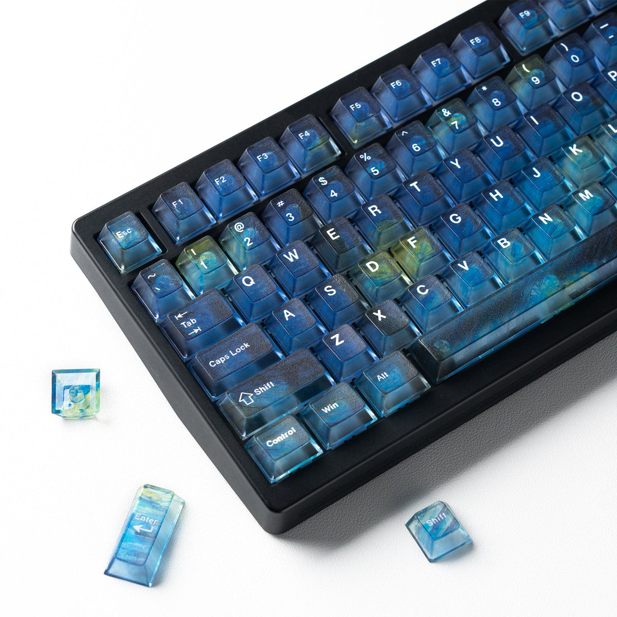 Womier Shine-Through Keycaps UV Print (115 Keys) - Womier Keyboard