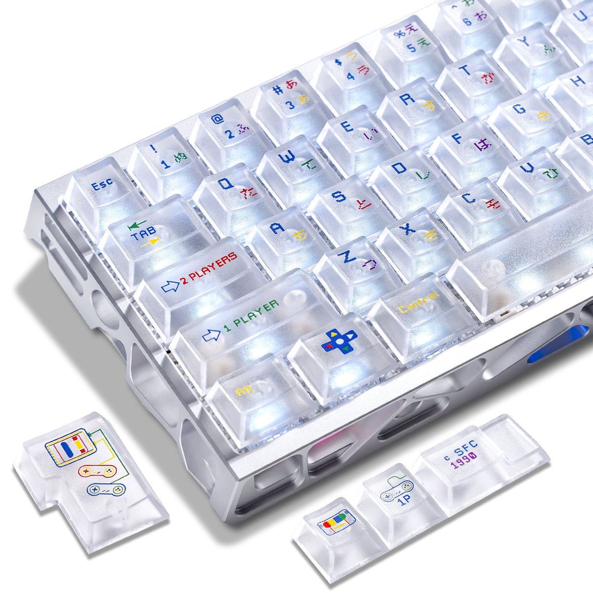 Womier Shine-Through Keycaps UV Print - Womier Keyboard