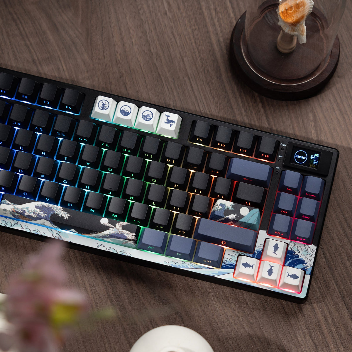 Womier SK80 Pro Themed 75% Wireless Mechanical Keyboard with Multimedia Display - Womier Keyboard