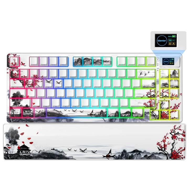 Womier SK80 Pro Themed 75% Wireless Mechanical Keyboard with Multimedia Display - Womier Keyboard