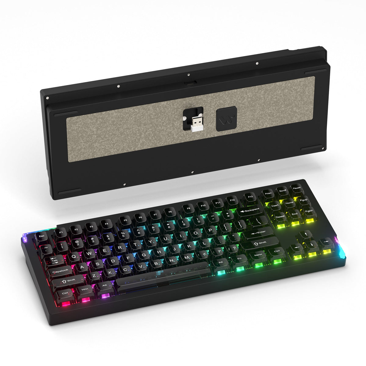 Womier SK87 TKL QMK/VIA Support Wireless Aluminum Custom Keyboard - Womier Keyboard