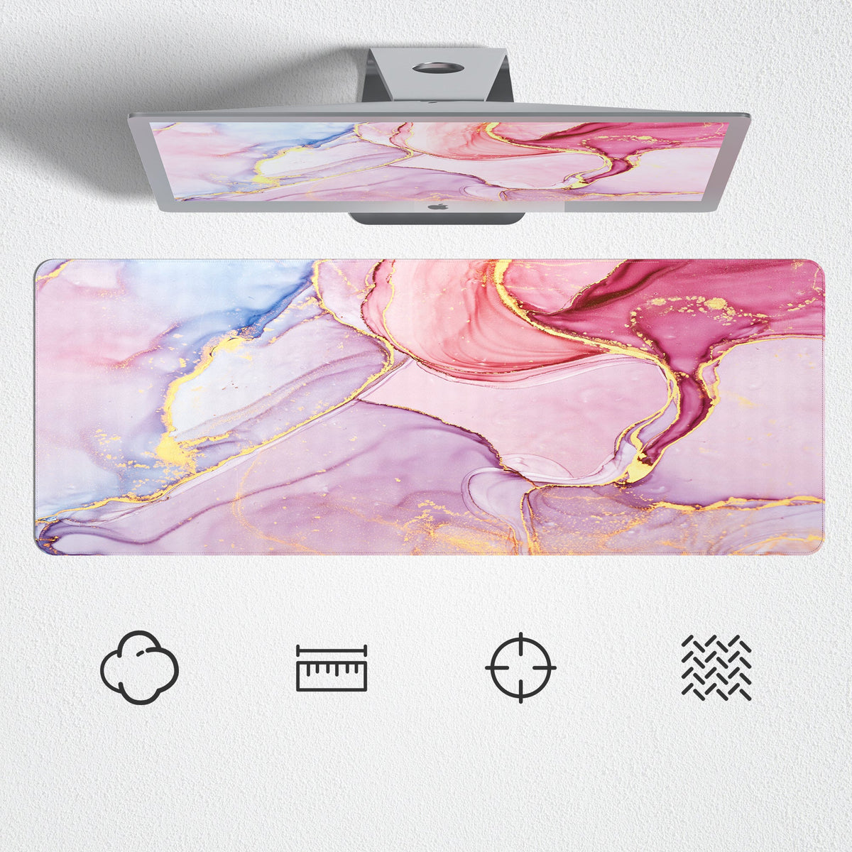 Womier Sparkles Themed Large Desk Mat - Womier Keyboard