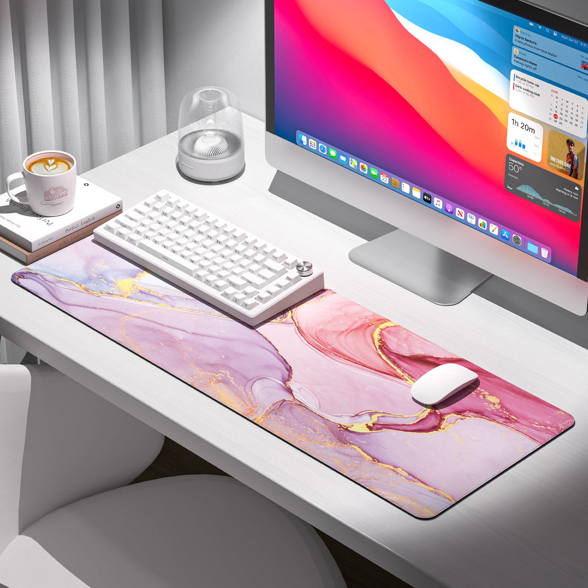 Womier Sparkles Themed Large Desk Mat - Womier Keyboard