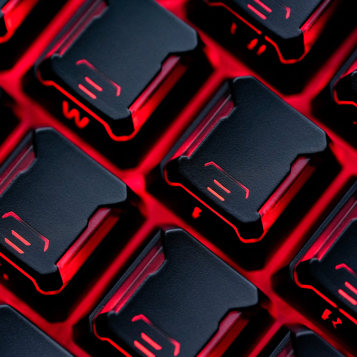 Womier Star Prism White-Blue Cherry Profile Shine-Through Keycap Set (136-Key) - Womier Keyboard