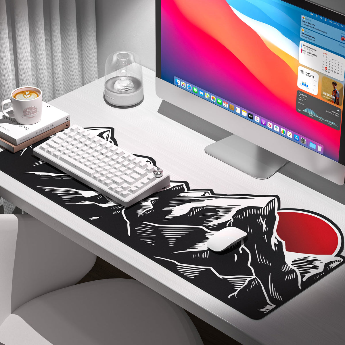 Womier Sunrise Themed Large Desk Mat - Womier Keyboard
