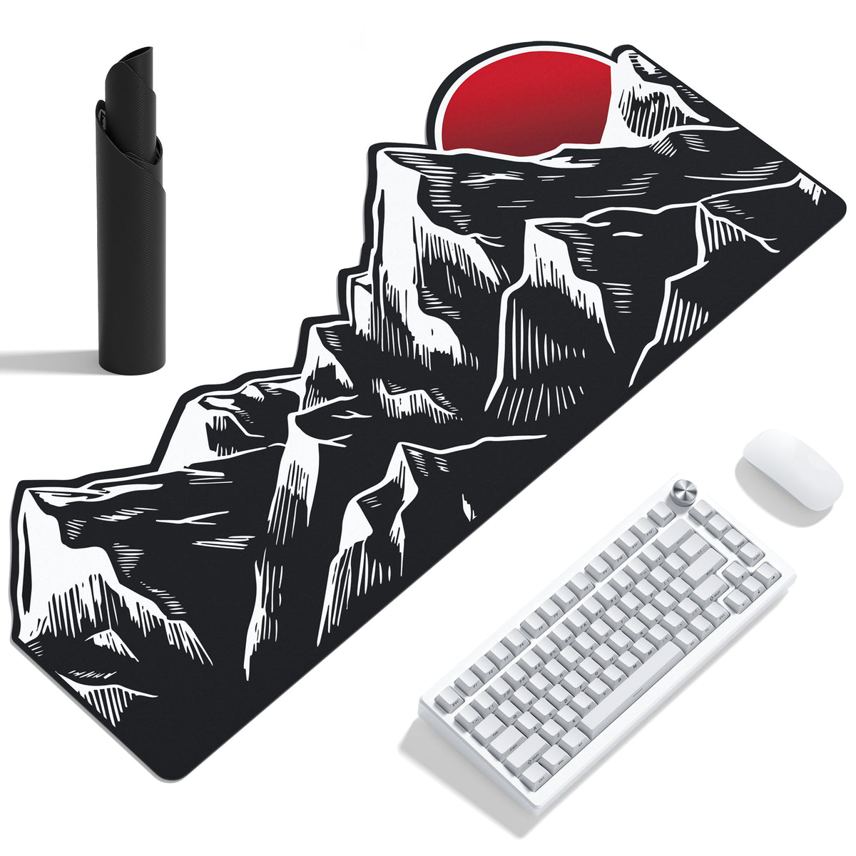 Womier Sunrise Themed Large Desk Mat - Womier Keyboard
