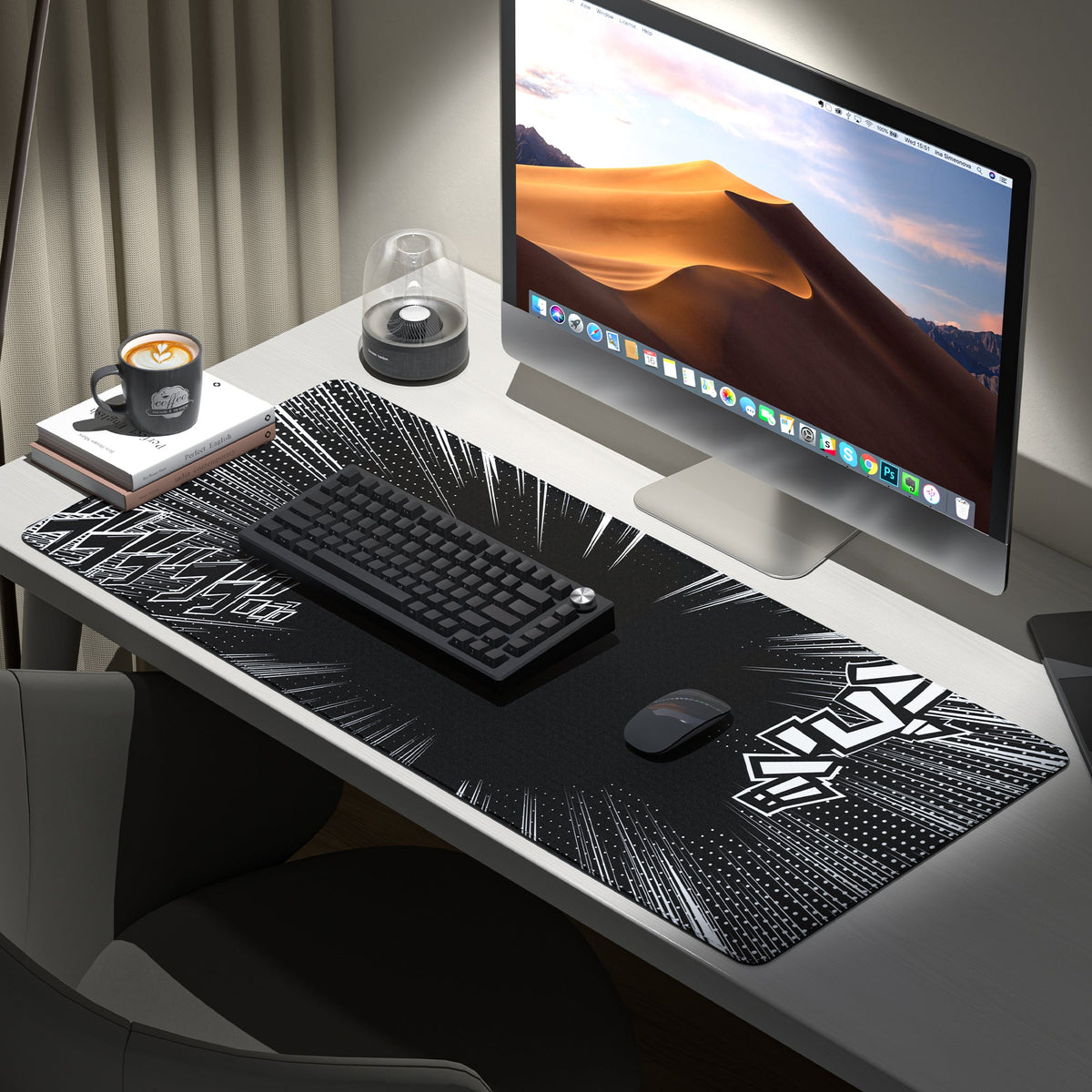 Womier 衝撃 Themed Large Desk Mat - Womier Keyboard