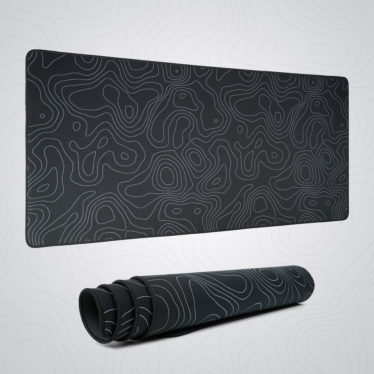 Womier Topographic Themed Large Desk Mat - Womier Keyboard