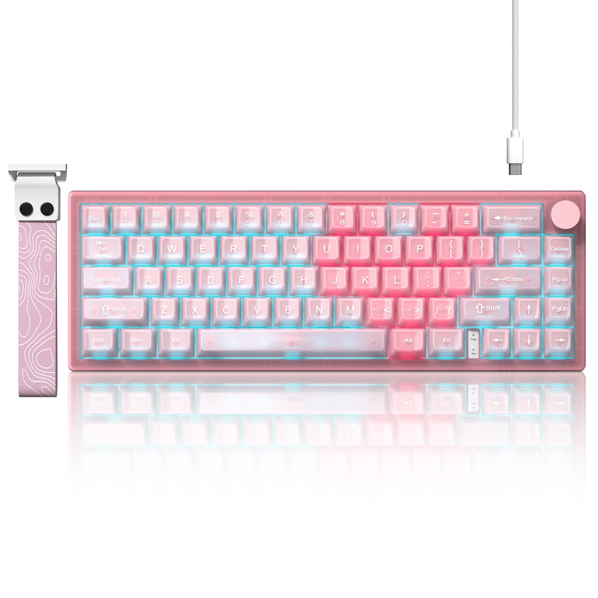 Womier VK66 Pro VIA Support 66 - Key Gasket Mechanical Keyboard with Knob - Womier Keyboard
