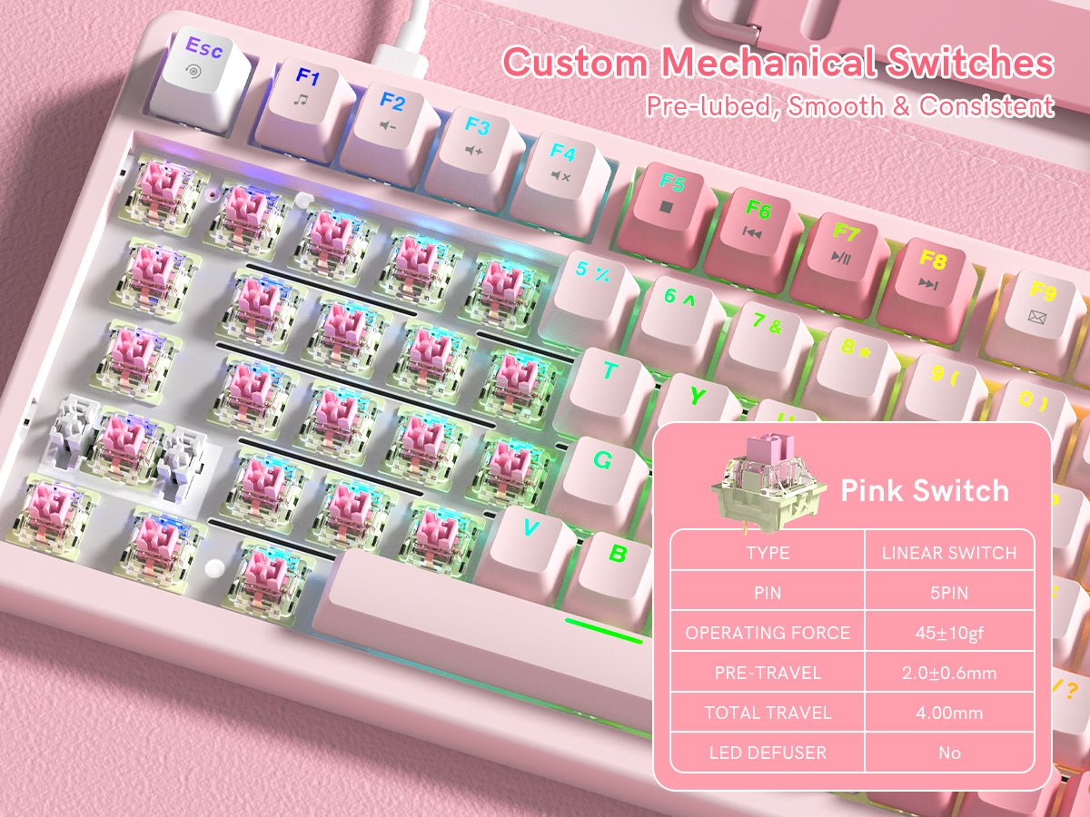 Womier VK75 75% Wired Gasket Mechanical Keyboard - Womier Keyboard