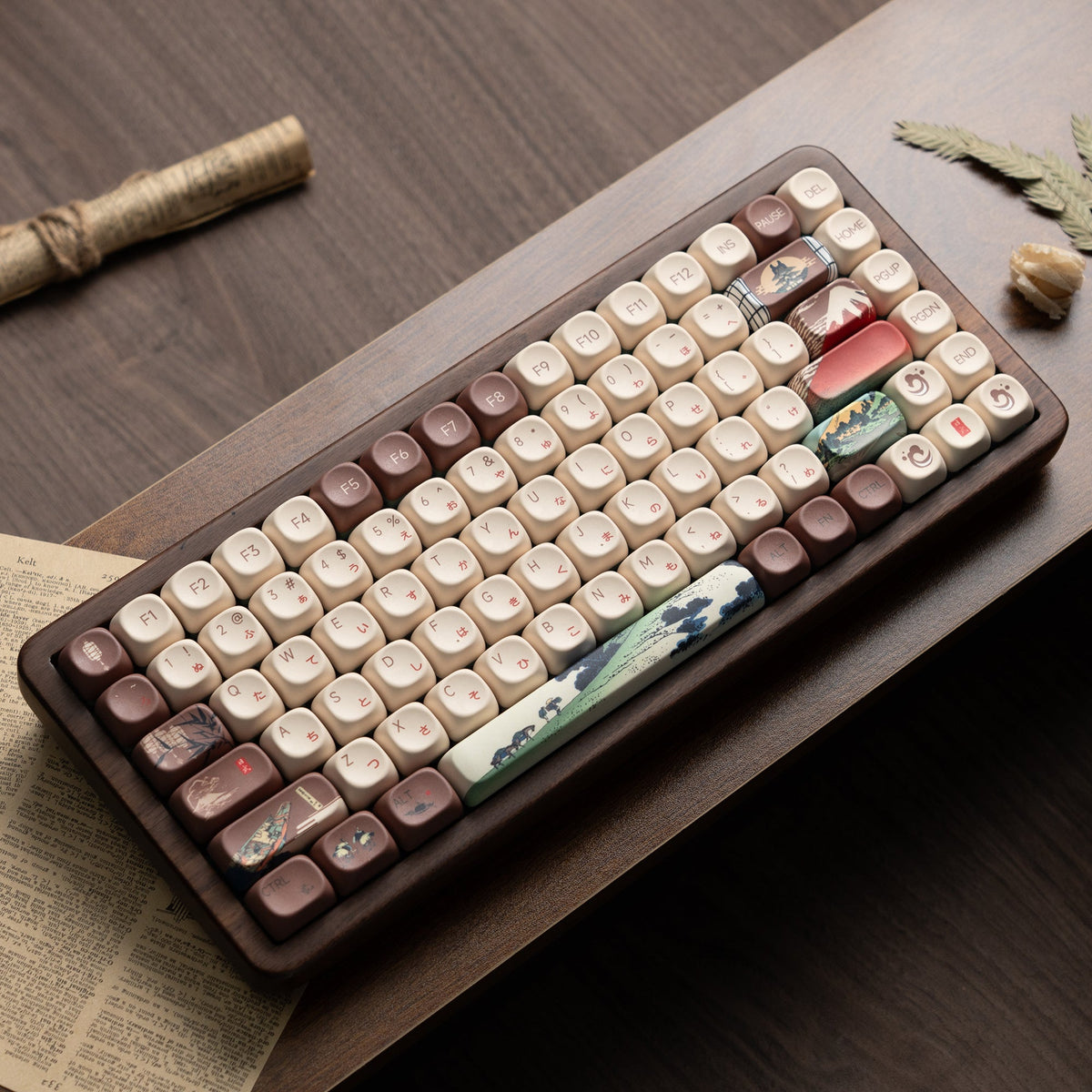 Womier WD75 75% VIA Support Wireless Wooden Keyboard - Womier Keyboard