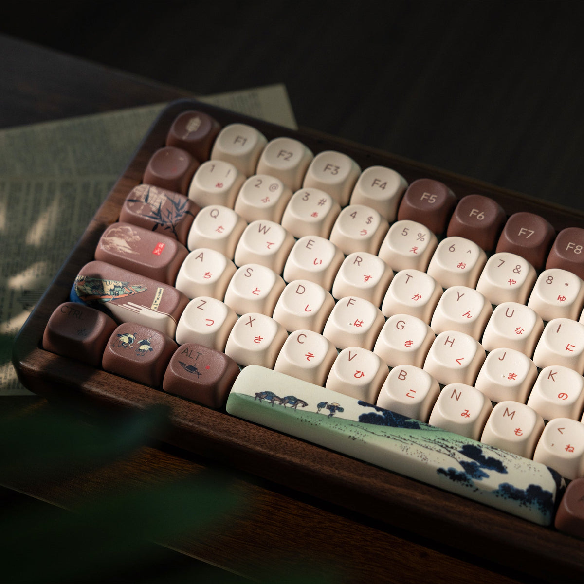 Womier WD75 75% VIA Support Wireless Wooden Keyboard - Womier Keyboard