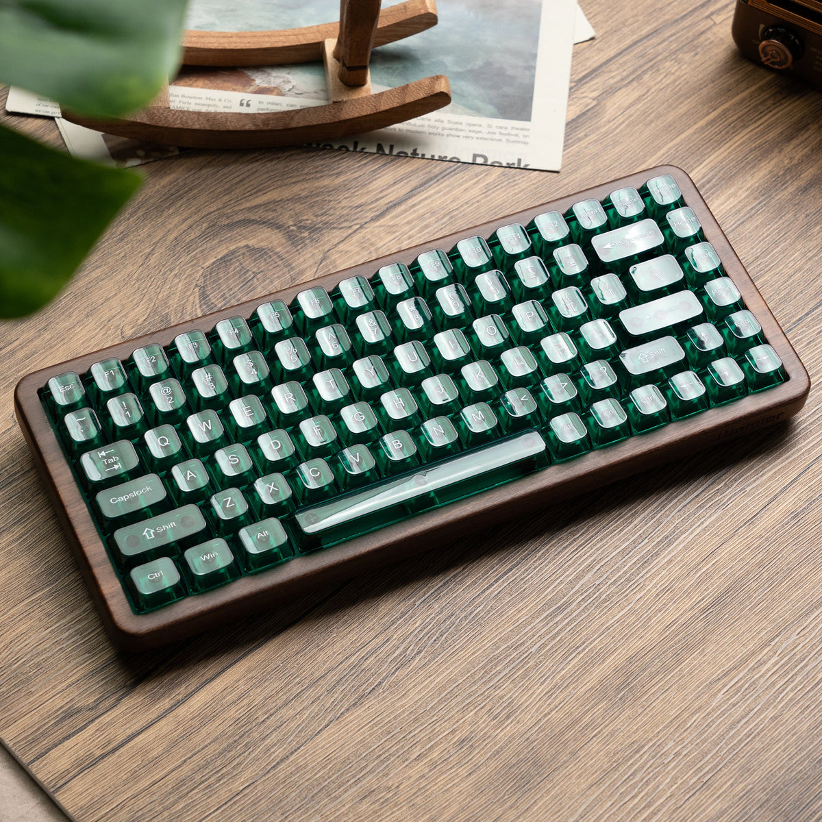 Womier WD75 75% VIA Support Wireless Wooden Keyboard - Womier Keyboard
