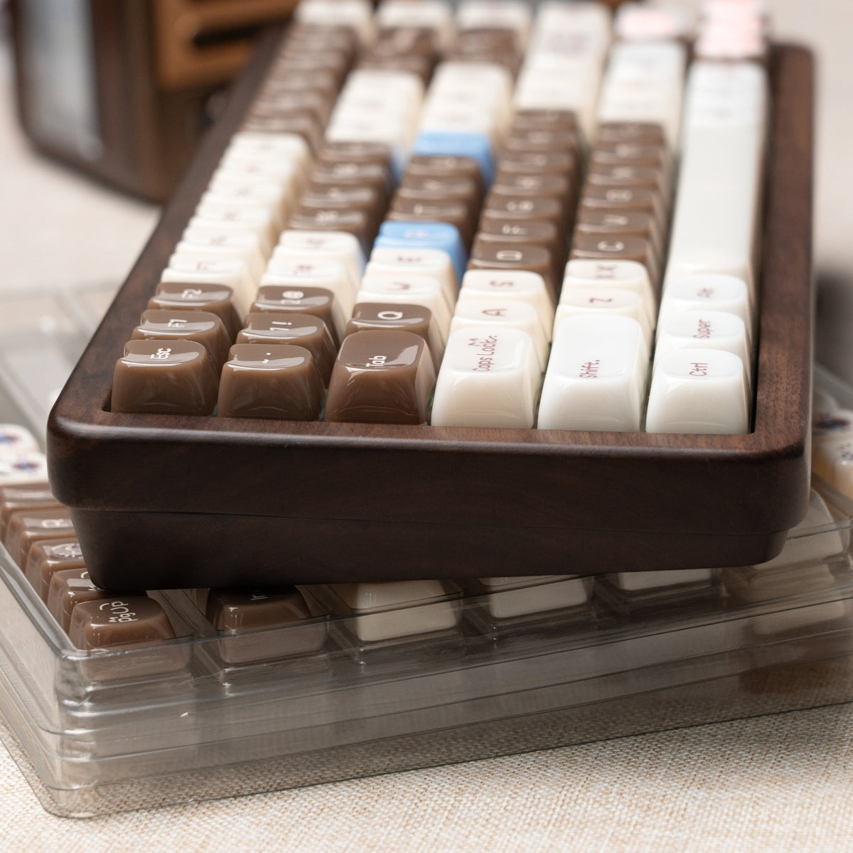 Womier WD75 75% VIA Support Wireless Wooden Keyboard - Womier Keyboard