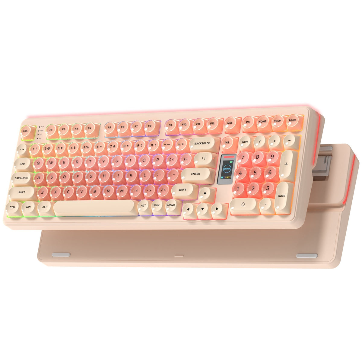 Womier WK98 98% Mechanical Gaming Keyboard With Multimedia Screen - Womier Keyboard